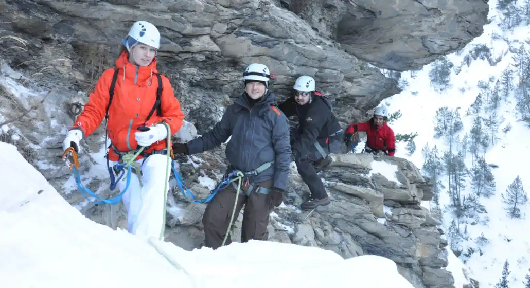 Via ferrata avec l'Agence Montagne à Val Cenis Lanslevillard
