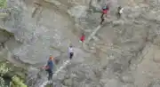 Via ferrata avec l'Agence Montagne à Val Cenis Lanslevillard
