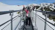 Passerelle himalayenne Chamrousse Panoramic Park hiver