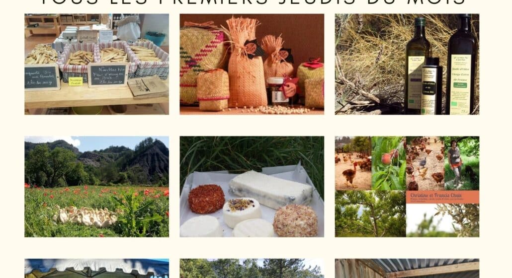 Marché nocturne de producteurs à Pierrevert
