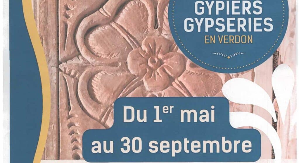 Exposition photographique, gypse, gypiers, gypseries en Verdon_Riez