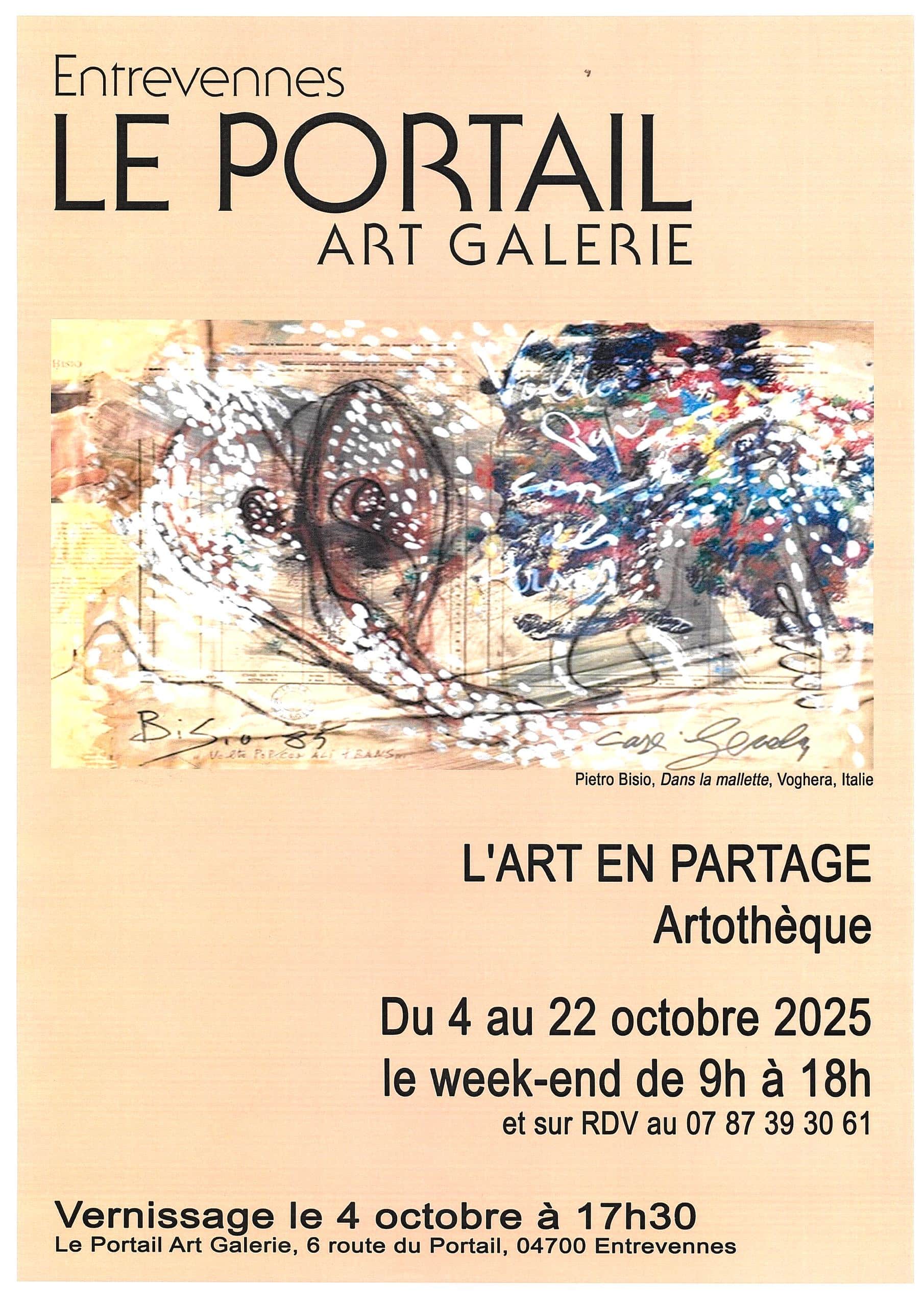 Exposition ‘L’art en partage’_Entrevennes
