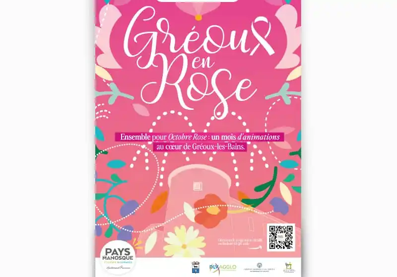 Greoux en rose_Gréoux-les-Bains