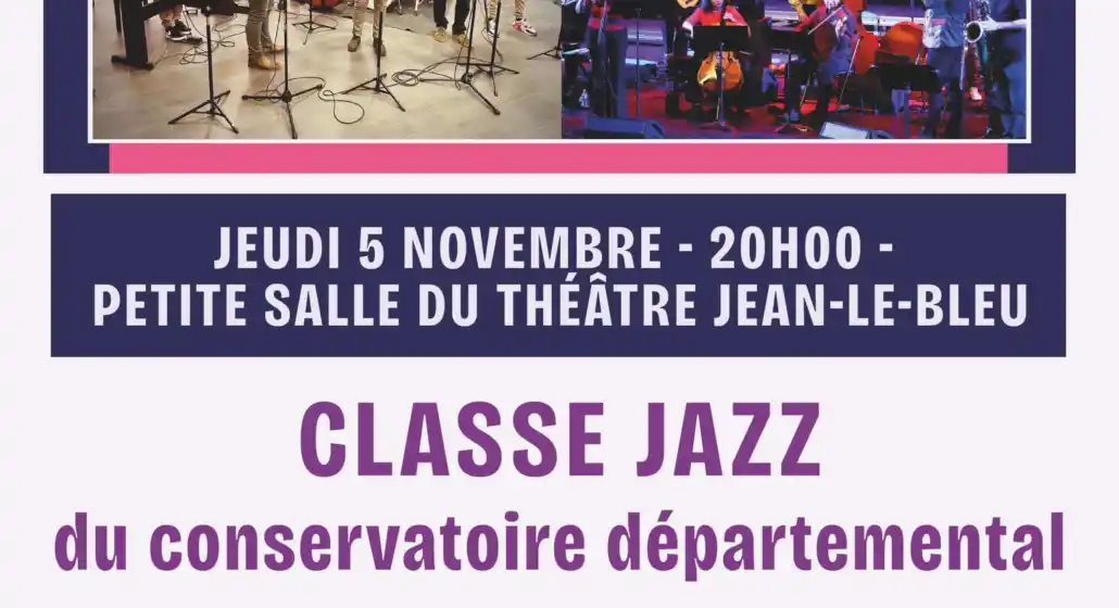 Classe Jazz du conservatoire départemental