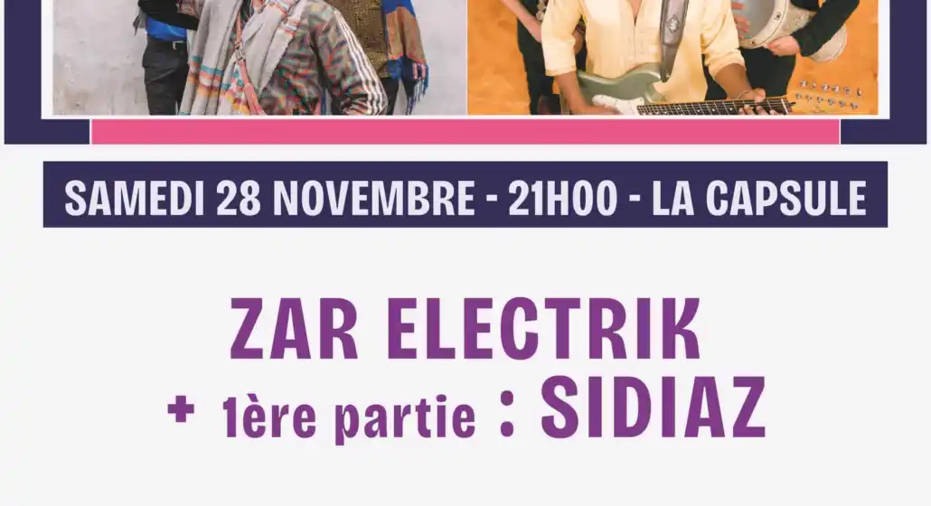 Zar Electrik et en 1ère partie : Sidiaz