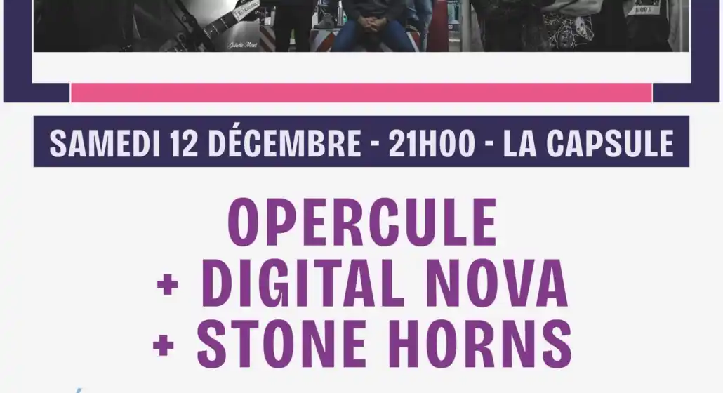 Soirée métal : Opercule, Digital Nova et Stone Horns