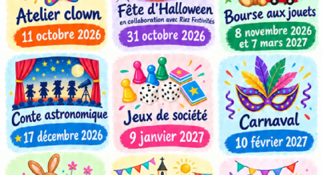 Association à Hauteur d&rsquo;Enfants : Planning des événements 2026-2027