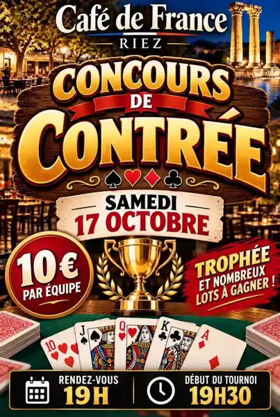 Concours de contrée au Café de France